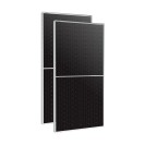 WAAREE 705Wp 144Cells 24 Volts N-Type Framed Dual Glass Bifacial Non-DCR Solar Module